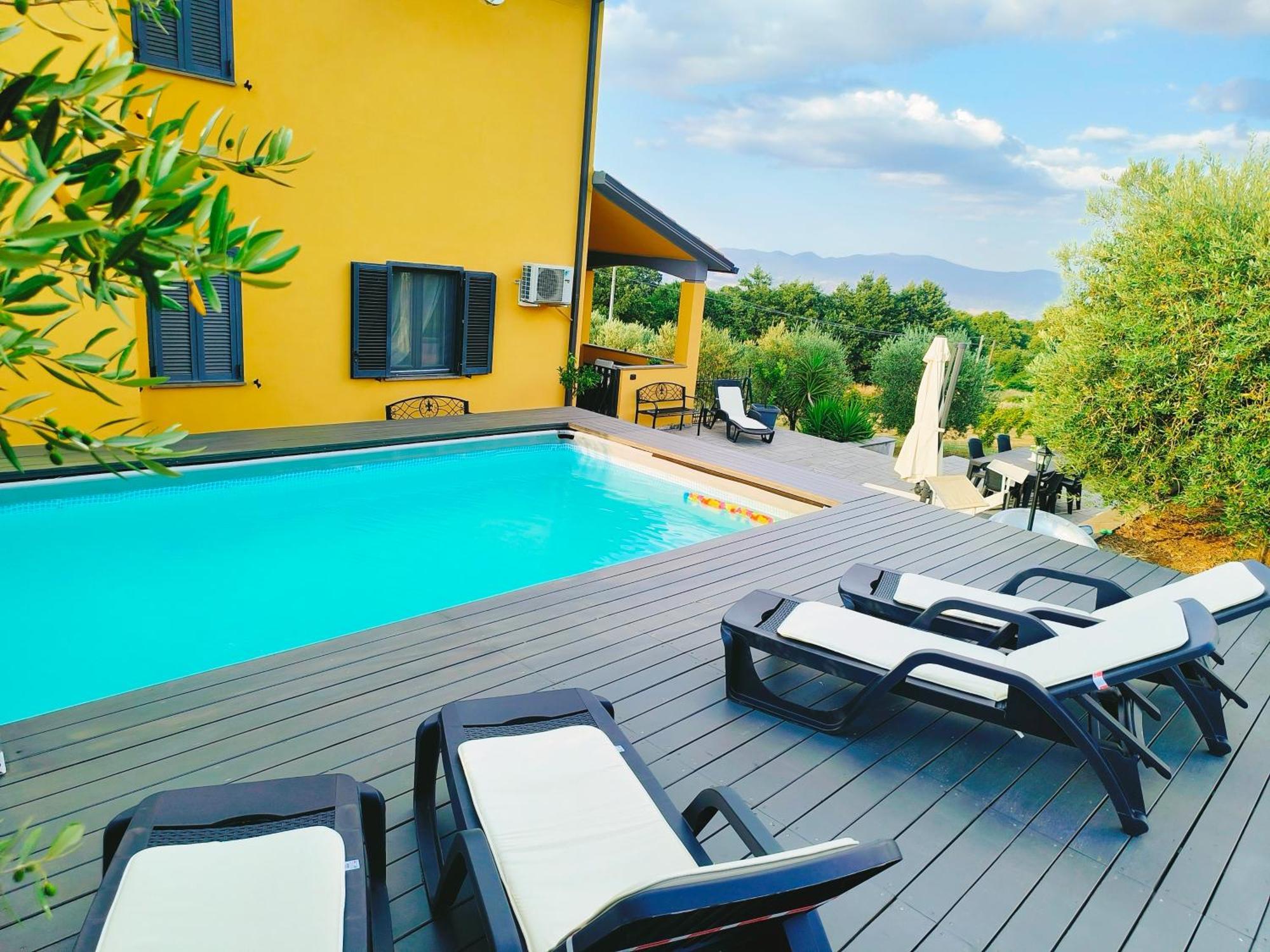 Вилла House La Torricella Vetriolo Экстерьер фото